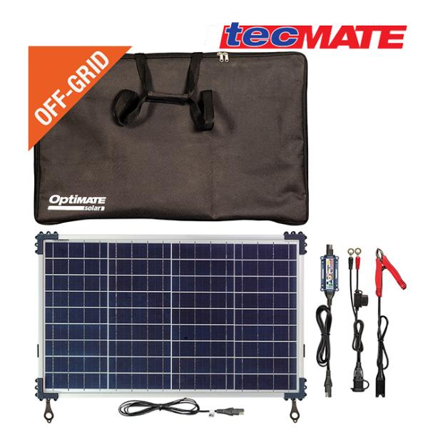 テックメイト OptiMate ソーラー 40W DUO Travel Kit TM-522-D4T...