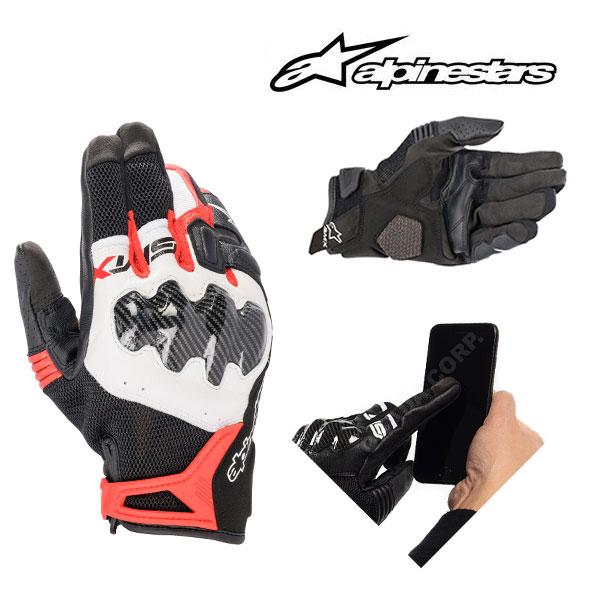 alpinestars/アルパインスターズ 3567222 SMX-R GLOVE BLACK WH...