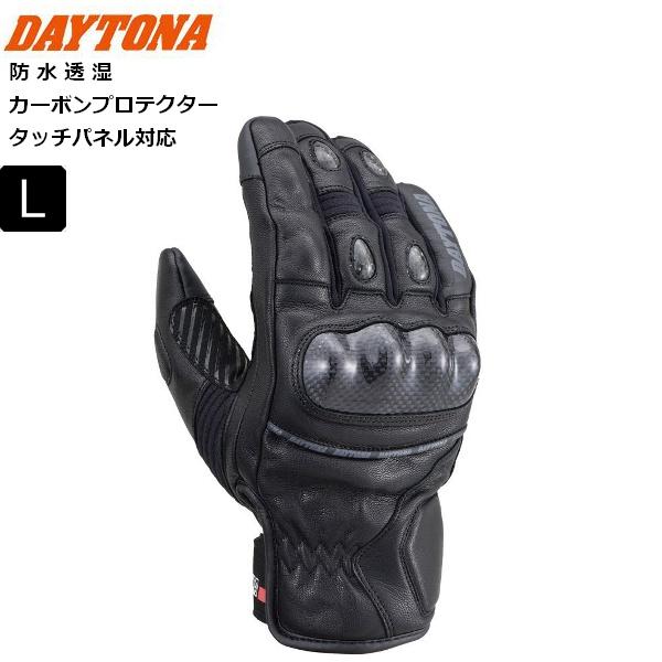 ブラック/L DAYTONA/デイトナ HBG-058 AWスポーツショートグローブ 22158