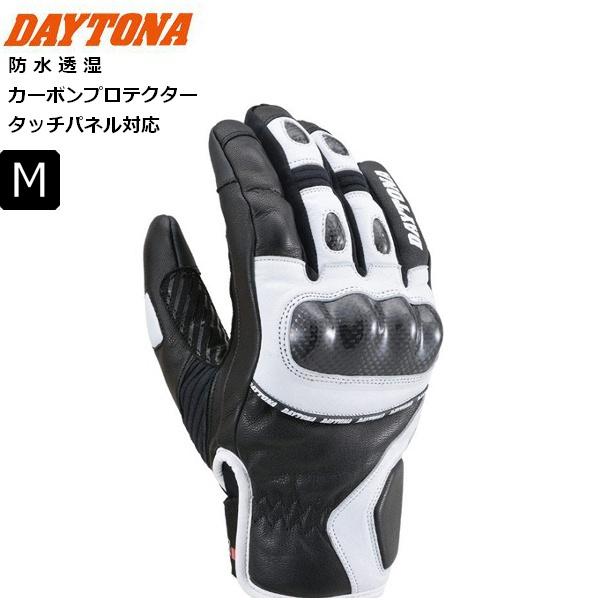 ブラックホワイト/M DAYTONA/デイトナ HBG-058 AWスポーツショートグローブ 221...