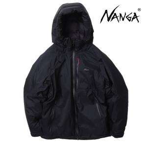 2023秋冬新作 NANGA/ナンガ N1AJBKF5 AURORA DOWN JACKET オーロラダウンジャケット メンズ M ブラック 蓄熱 保温効果 高機能 防水 透湿 軽量 透湿素材｜horidashi