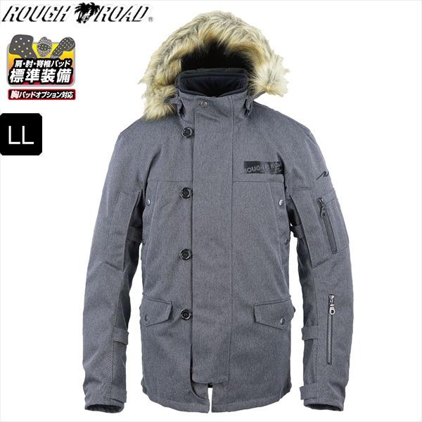 送料無料 HBチャコール/LL ラフ&amp;ロード RR7750 N-3BR プリマロフト ウインタージャ...