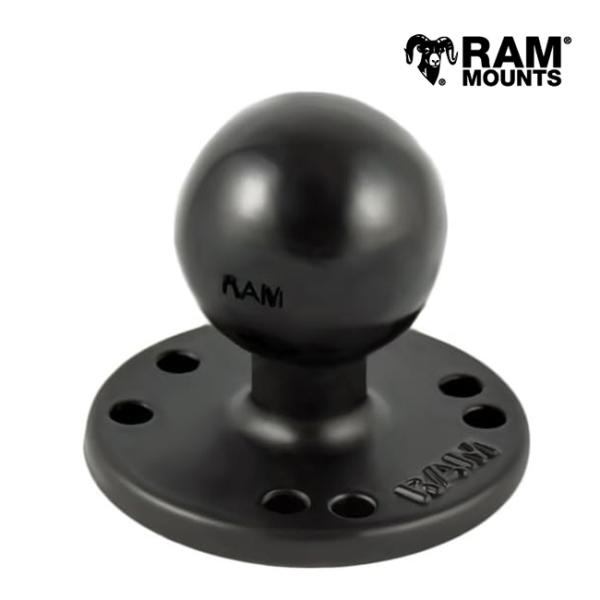 RAM MOUNTS ラムマウント AMPSホールラウンドベース RAM-202U 1.5インチボー...