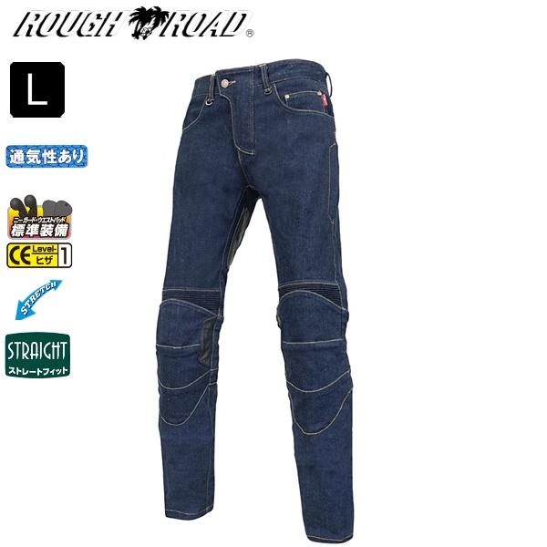 送料無料 Lサイズ ラフ&amp;ロード RR7474 EI:EO ストレッチライドデニム ワンウォッシュネ...
