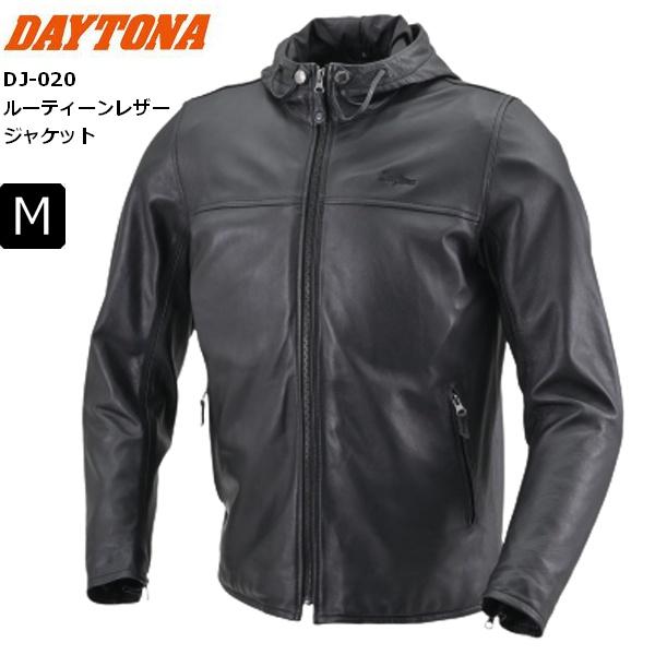 ブラック/M 春秋 送料無料 デイトナ/Daytona DJ-020 ルーティーンレザージャケット ...