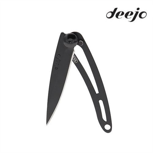 在庫有 DEEJO/ディージョ DJ-2005 naked 15g BLACK 小型軽量ナイフ コン...