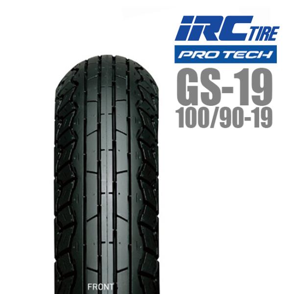 IRC PROTECH GS-19 100/90-19 フロント用タイヤ 321659 M/C 57...