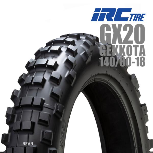 IRC GX20 GEKKOTA 140/80-18 リア用タイヤ 113344 M/C 70M W...