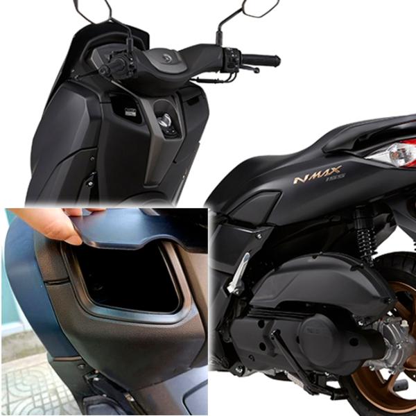 在庫有 YAMAHA NMAX155 NMAX125 コンソールボックスカバー 黒 ブラック サイド...