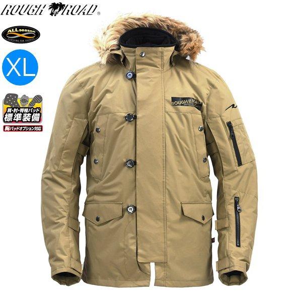 送無 ラフ&amp;ロード RR7750 N-3BR プリマロフト ウインタージャケット カーキ XL