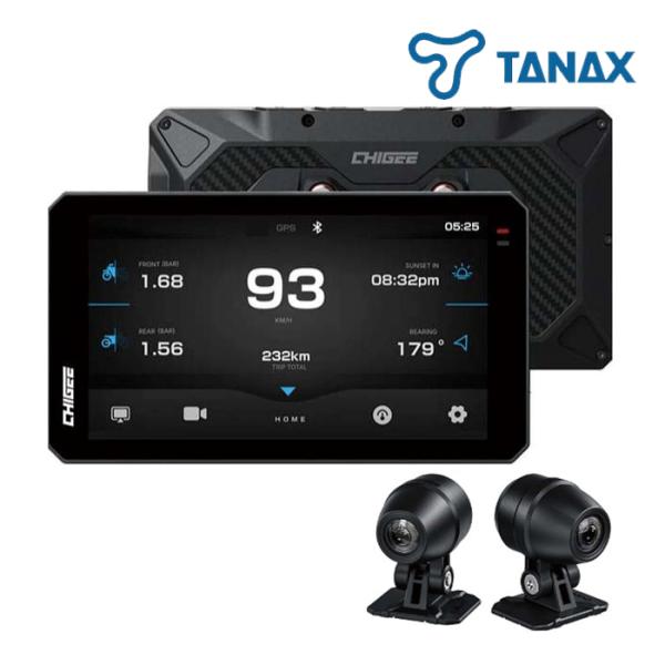 送料無料 TANAX/タナックス SRS-029C スマートライドモニター AIO-6 MAXカメラ...