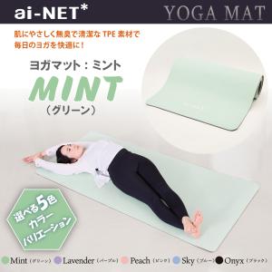 送料無料 ヨガマット 8mm TPE ミントの買取情報