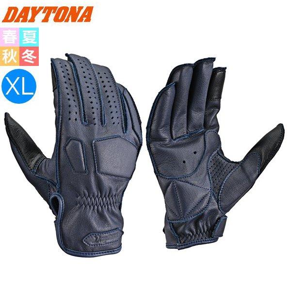 送料無料 デイトナ(Daytona) 外縫いパッディンググローブ DG-037 NV/XL 6577...