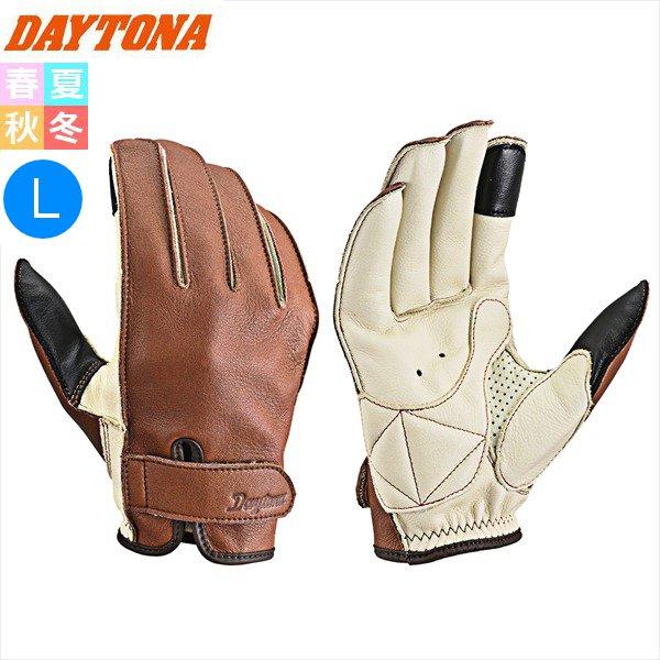 送料無料 デイトナ(Daytona) 外縫いスタンダードグローブ DG-039 BRxIV/L 65...