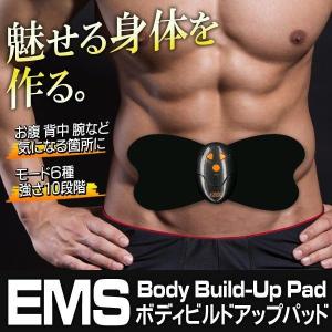 EMSエクササイズマシーン 6種モード×10段強度 気になる部分に貼るだけ！本格  テレビを見ながら簡単ダイエット 腹筋/全身引き締め 安 EMS/MEF-12｜horidashiichiba