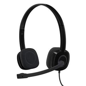 Logitech 3.5 mm Analog Stereo Headset H151 with Boom Microphone - Black送料無料