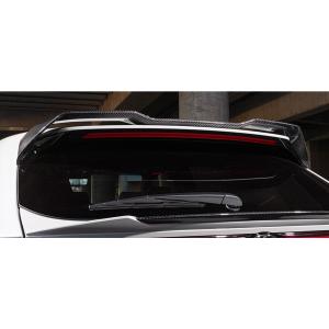 ハリアー80系（Z/G/S） ブラックレーベル リアルーフスポイラー[FRP