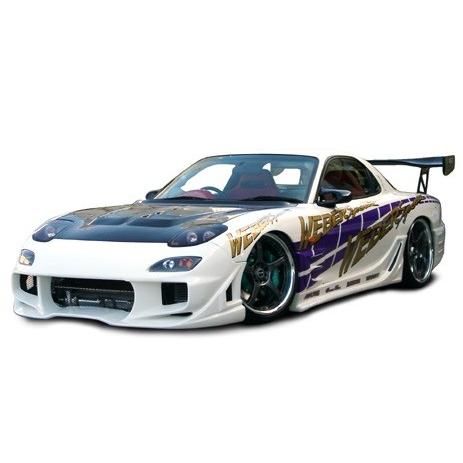 ウェーバースポーツ RX-7 FD3S フロントバンパー FRP 未塗装 WEBER SPORTS