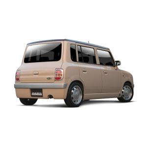 ラパンSSにて使用　サイドステップ　スポイラー　HE21S ラパンSS フロントスポイラーとサイドステップ取り付け｜グー