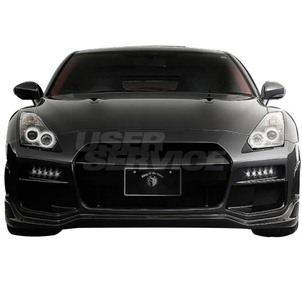 ロウェン GT-R GTR R35 前期 フロントアンダーディフューザー FRP 未塗装 1N001...