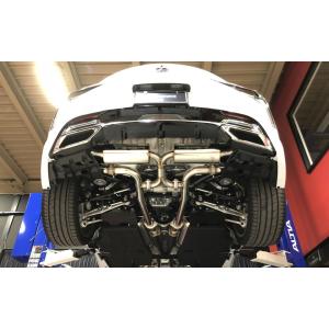 レクサス LC500h 可変式マフラー レクサス 【M's】LEXUS LC500専用 4本出し マフラー カーボン