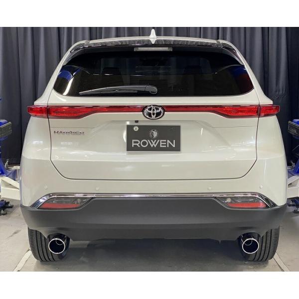 ロウェン ハリアー 80系 MXUA AXUH マフラーカッター ステンレステール 純正バンパー専用...