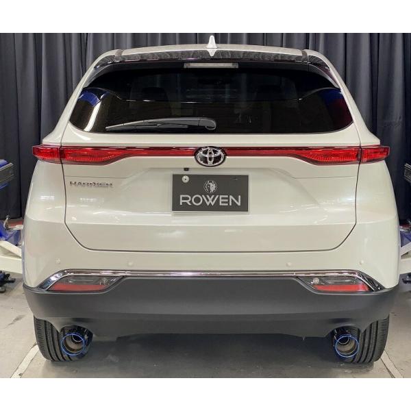 ロウェン ハリアー 80系 MXUA AXUH マフラーカッター チタンテール 純正バンパー専用 1...