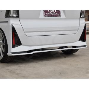 タントカスタム　LA650s リヤバンパー　バタフライエアロ バタフライシステム GLANZ」タント カスタム（LA650S/LA660S）後期用