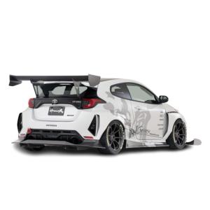 バリス GRヤリス GTウイング 1700 mm + ウイングベース GR YARIS 神風専用 3K CARBON＋ VATO-390 VARIS KAMIKAZE Ver 神風Ver.｜horidashimono