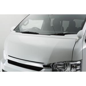 200系ハイエース　バットフェイス　ボンネット　ナローボディー　スチール製 200系ハイエース1〜7型ナロー標準ボディ】プログレスバッドパネルFRP未