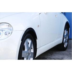 コペン L880K ヘッドライトリング 左右セット メッキ調 : エアロ