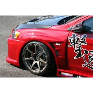 DAMD ダムド リアウィングガーニーフラップ ランエボX ランサー CZ4A