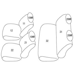 クラッツィオ シートカバー プロボックス サク...の詳細画像1