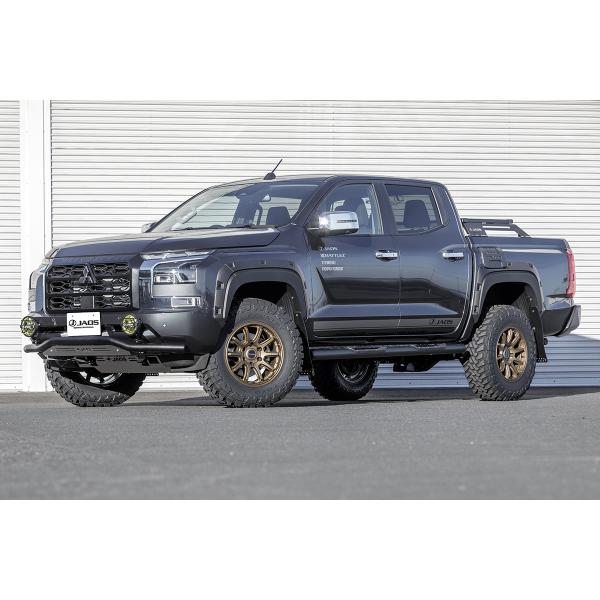 ジャオス トライトン LC2T系 サイドステップ スチール ブラック B172367BK JAOS