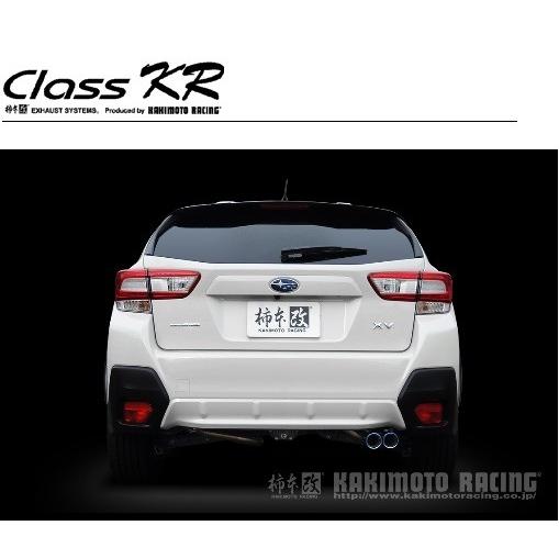 柿本 改 インプレッサXV DBA-GT7 マフラー B71358 KAKIMOTO　RACING ...