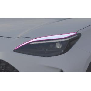 クール レーシング ヤリスクロス MXPB10/MXPB15 前期 アイラインガーニッシュ ABS ...