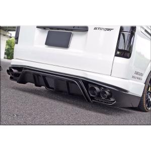 S.A.D CUSTOM STINGERハイエースワイド用リアバンパー ハイエース 【M's】 トヨタ 200系 4型 (ワイドボディー用) S.A.D
