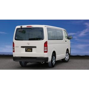 こーちゃん　　ハイエース200系ガソリン　ワンオフマフラー　訳あり GANADOR（ガナドール） マフラー eco10 ハイエース ガソリン 3BF-,CBF