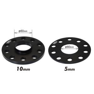 協永産業 レクサス トヨタ用 スペーサー 10Hマルチ ハブ無 PCD114.3 120 内径60mm 厚み5mm LP005-2P KYO-EI Kics キックス｜horidashimono