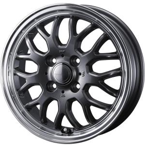 13インチ 4H100 5.0J 5J+45 4穴 ハヤシストリートタイプ STF ホイール