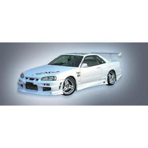 ボメックス スカイライン R34 前期 フロントバンパーBM ビックマウスType1 未塗装品/ゲルコート R34-FB-04 BOMEX BOMEX COLLECTION ボメックスコレクション｜horidashimono