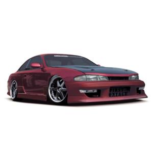 シルビア S14 エアロ3点キット 後期 FB・SS・RSディフューザー 