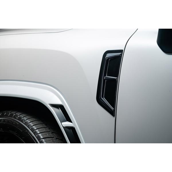 エムズスピード ランドクルーザー VJA300W/FJA300W フェンダーダクト AES製 未塗装...