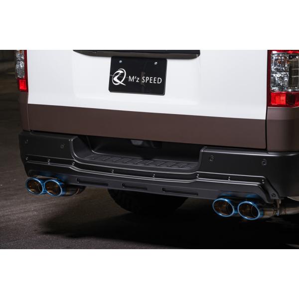 エムズスピード ハイエース 200系 KDH TRH20# リアバンパーガード AES製 未塗装 2...