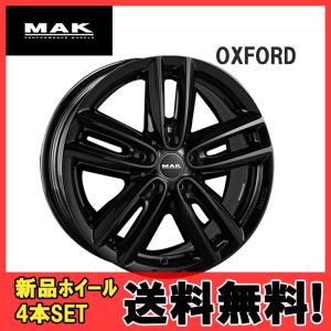 5穴 オクスフォード輸入車 ホイール 4本 5h112 7 0j ホイール グロスブラック 7 0j 1台分セット Oxford 5穴 7j 41 16インチ Mak Oab カーパーツ専門店booon ブーン
