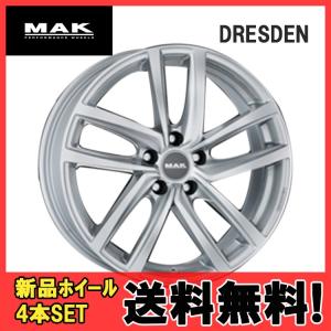 5穴 4本 8 0j 8 0j 1台分セット Mak 8j 43 シルバー 5h112 自動車 Dresden 19インチ ドレスデンホイ ル 4本 Oab カーパーツ専門店booon ブーン