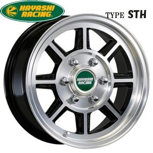 13インチ 4H100 6.0J 6J+32 4穴 ハヤシストリートタイプ STF ホイール