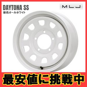 16インチ 5H139.7 5.5J+20 5穴 1本 デイトナSS ジムニー ホイール DAYTONA SS MLJ オールホワイト KY｜horidashimono