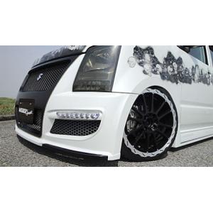 ウェーバースポーツ ワゴンR MH21 MH22S フロントバンパー FRP 未塗装 WEBER S...