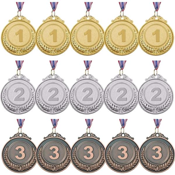 金メダル 銀メダル 銅メダル 金銀銅 5cm 15枚 表彰式 ご褒美 運動会 スポーツ 大会